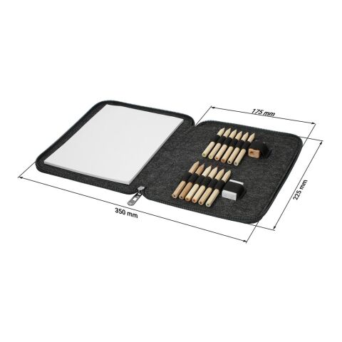 Kindermalmäppchen "Fantasia" grau | ohne Werbeanbringung | Nicht verfügbar | Nicht verfügbar