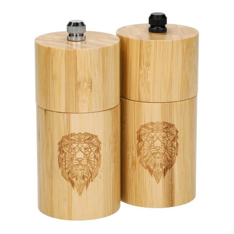 Salz- und Pfeffermühlen-Set "Grind", klein natur | ohne Werbeanbringung | Nicht verfügbar | Nicht verfügbar
