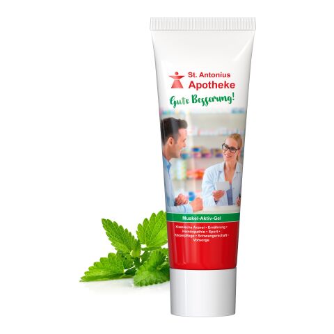 25 ml Tube - Sportgel - FullbodyPrint Weiß | ohne Werbeanbringung