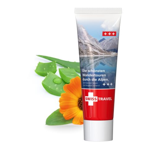 25 ml Tube - Handbalsam &quot;Ringelblume-Aloe Vera&quot; - FullbodyPrint Weiß | ohne Werbeanbringung