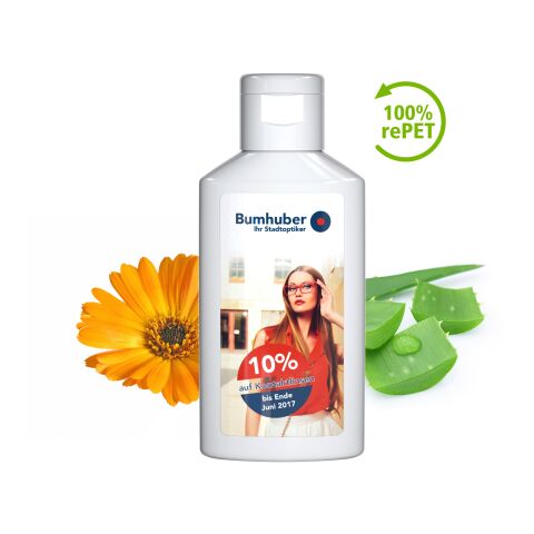 50 ml Flasche - Handbalsam &quot;Ringelblume - Aloe Vera&quot; - Body Label Weiß | ohne Werbeanbringung