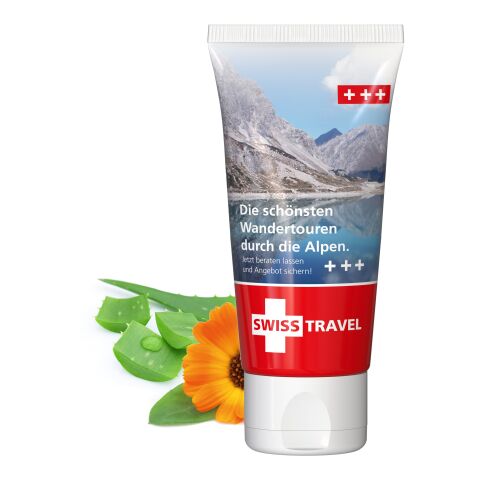 50 ml Tube - Handbalsam &quot;Ringelblume-Aloe Vera&quot; - FullbodyPrint Weiß | ohne Werbeanbringung