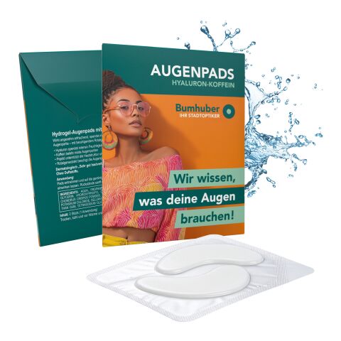 Augenpads "Hyaluron-Koffein" ohne Werbeanbringung