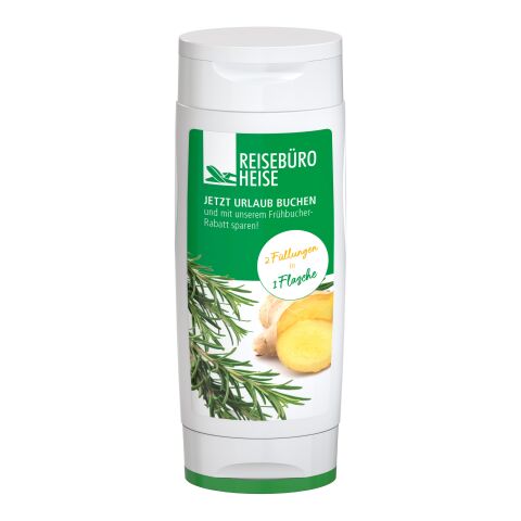 DuoPack Handbalsam Ringelblume + Flüssigseife Rosmarin-Ingwer (2 x 50 ml) ohne Werbeanbringung