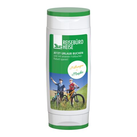 DuoPack Handbalsam Ingwer-Limette + Hände-Desinfektionsgel (DIN EN1500) (2 x 50 ml) 4C Body Label
