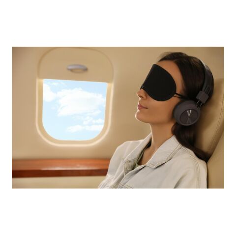 Augenmaske &quot;Relax&quot; schwarz | ohne Werbeanbringung | Nicht verfügbar | Nicht verfügbar