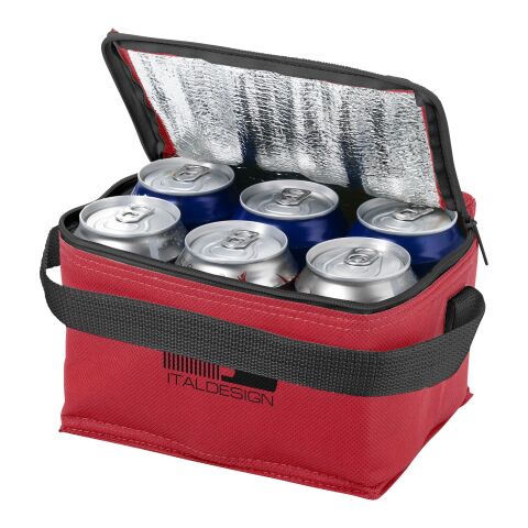 Spectrum Kühltasche für 6 Dosen Standard | rot | ohne Werbeanbringung | Nicht verfügbar | Nicht verfügbar