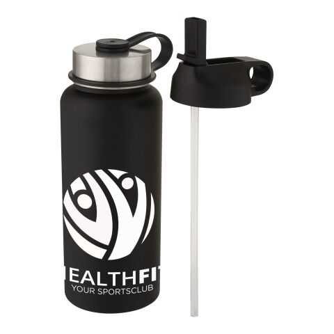 Supra 1 l Kupfer-Vakuum Isolierflasche mit 2 Deckeln Standard | schwarz | ohne Werbeanbringung | Nicht verfügbar | Nicht verfügbar