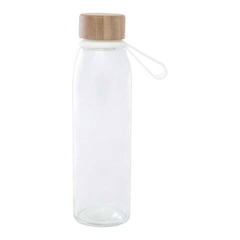Porto 500 ml Glas-Flasche mit Silikongriff und Bambusdeckel  Standard | transparent | ohne Werbeanbringung | Nicht verfügbar | Nicht verfügbar