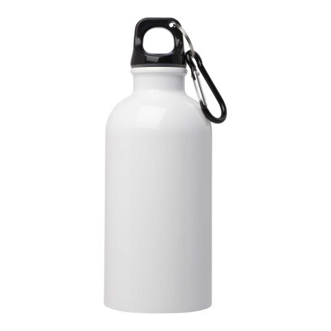 Oregon 400 ml RCS-zertifizierte, einwandige Trinkflasche aus Edelstahl mit Karabinerhaken Standard | weiss | ohne Werbeanbringung | Nicht verfügbar | Nicht verfügbar