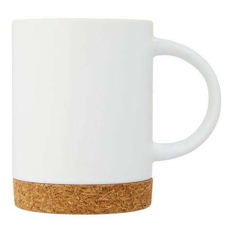 Neiva 425 ml Keramiktasse mit Korkboden Standard | weiß | ohne Werbeanbringung | Nicht verfügbar | Nicht verfügbar