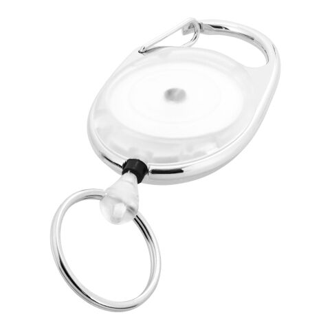 Gerlos Schlüsselkette mit Rollerclip Standard | weiss | ohne Werbeanbringung | Nicht verfügbar | Nicht verfügbar | Nicht verfügbar