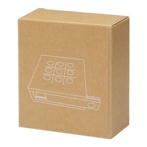 Strobus Tic-Tac-Toe Spiel aus Holz Standard | natur | ohne Werbeanbringung | Nicht verfügbar | Nicht verfügbar