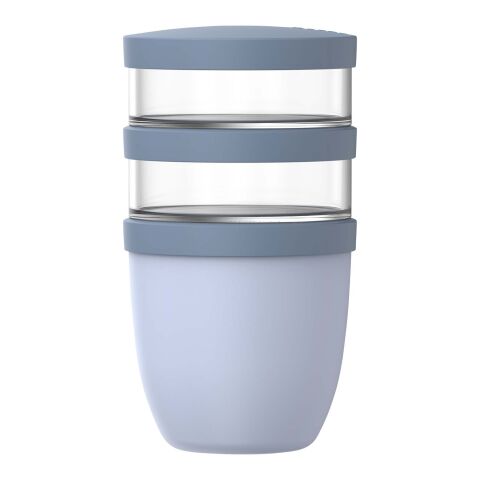 Mepal Ellipse Dreiteiliger, 500 ml + 2 x 200 ml isolierter Lunchpot Standard | blau | ohne Werbeanbringung | Nicht verfügbar | Nicht verfügbar