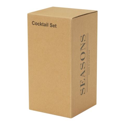 Gaudie Cocktailshaker aus recyceltem Edelstahl Standard | weiß | ohne Werbeanbringung | Nicht verfügbar | Nicht verfügbar