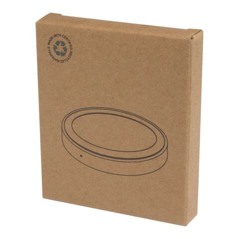 Freal 15W Kabelloses Ladepad aus recyceltem Kunststoff Standard | schwarz | ohne Werbeanbringung | Nicht verfügbar | Nicht verfügbar