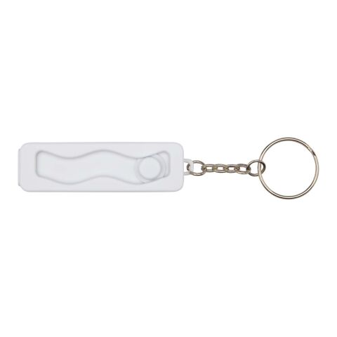 Aggia Telefonladestation aus recyceltem Kunststoff mit Fidget-Toy weiss | ohne Werbeanbringung | Nicht verfügbar | Nicht verfügbar