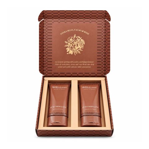 Wellmark Quite Rebellion 70 ml Handwaschgel und 70 ml Handlotion Set Maroon rot