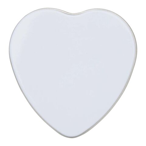 Blissful Herzförmige Zinnkerze mit Vanille Duft weiss | ohne Werbeanbringung | Nicht verfügbar | Nicht verfügbar