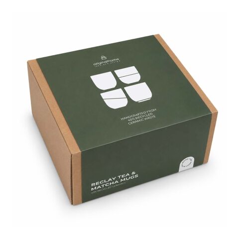 Originalhome Reclay 350 ml Tee- und Matcha-Becher Set  weiß