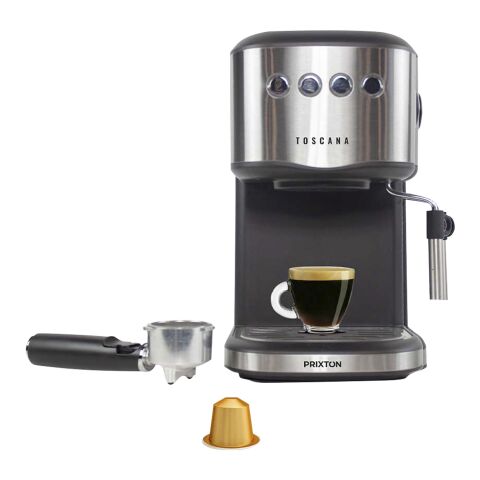 Prixton Toscana Espressomaschine schwarz | ohne Werbeanbringung