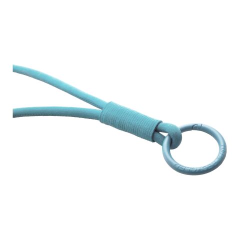 Tubyard Lanyard mit elastischem Band eisblau | ohne Werbeanbringung | Nicht verfügbar | Nicht verfügbar