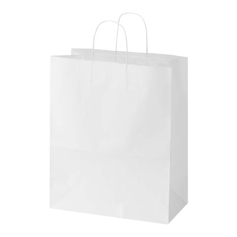 Kraft 80–90 g/m² Papiertasche mit Kordelgriffen – 32 × 17 × 39 cm weiß | ohne Werbeanbringung | Nicht verfügbar | Nicht verfügbar