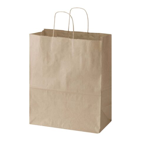 Kraft 80–90 g/m² Papiertasche mit Kordelgriffen – 32 × 17 × 39 cm Kraftpapier | ohne Werbeanbringung | Nicht verfügbar | Nicht verfügbar