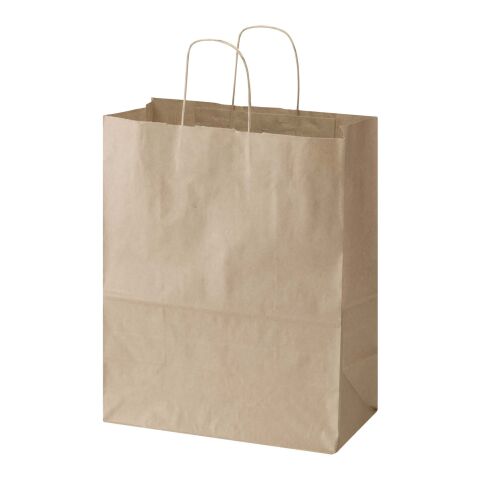 Kraft 80–90 g/m² Papiertasche mit Kordelgriffen – 25 × 15 × 32 cm Kraftpapier | ohne Werbeanbringung | Nicht verfügbar | Nicht verfügbar