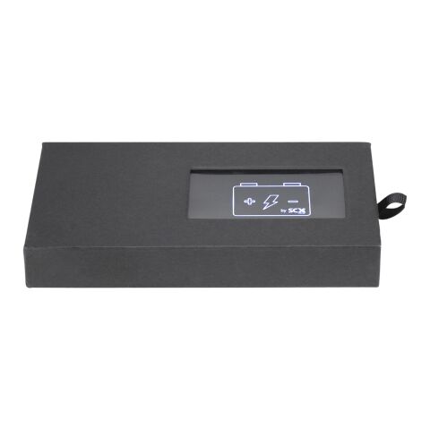 SCX.design P05 1000 mAh Powerbank mit Leuchtlogo schwarz-weiss | Not applicable | ohne Werbeanbringung | Nicht verfügbar | Nicht verfügbar