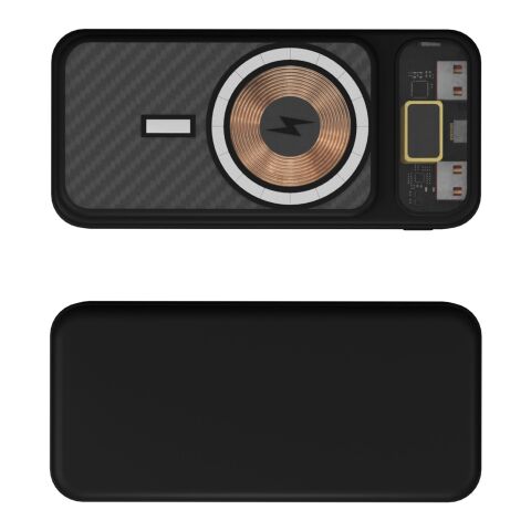 SCX.design P50 magnetische Powerbank  20.000 mAh mit Leuchtlogo schwarz | ohne Werbeanbringung | Nicht verfügbar | Nicht verfügbar