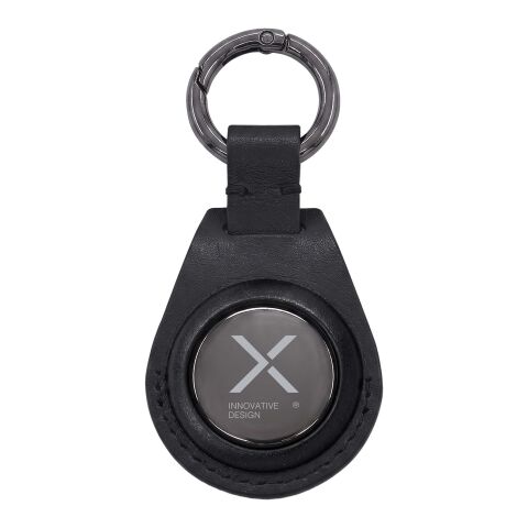 SCX.design A12 Runder Smart Tag mit Schlüsselanhänger schwarz