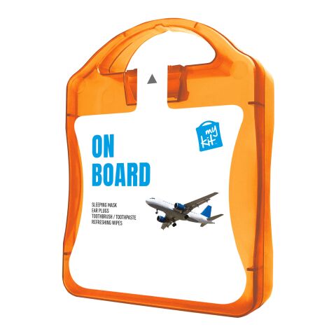 MyKit Flugzeug Reiseset orange | Nicht verfügbar | ohne Werbeanbringung | Nicht verfügbar | Nicht verfügbar