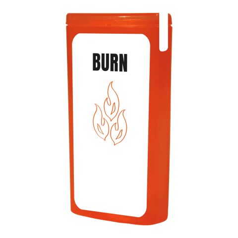MiniKit Verbrennung rot | ohne Werbeanbringung | Nicht verfügbar | Nicht verfügbar