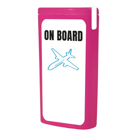 MiniKit Flugzeug transparent magenta | ohne Werbeanbringung | Nicht verfügbar | Nicht verfügbar