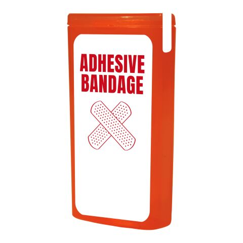 MiniKit Pflaster transparent rot | Not applicable | 1-farbiger Digitaler Aufkleber | Vorderseite | 39 mm x 82 mm
