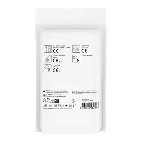 MyKit Erste-Hilfe fürs Büro in Papiertasche Weiß | ohne Werbeanbringung | Nicht verfügbar | Nicht verfügbar