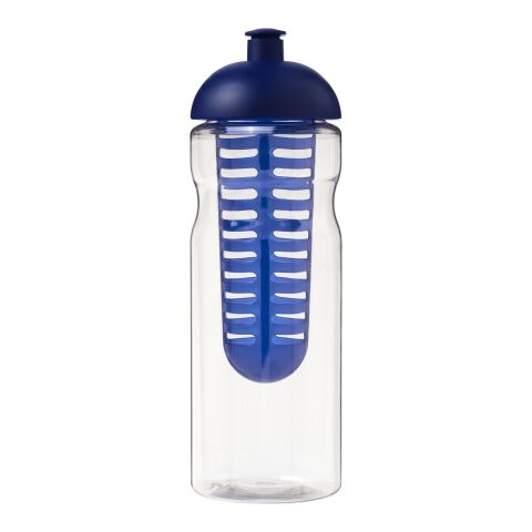 H2O Base® 650 ml Sportflasche mit Stülpdeckel und Infusor transparent-blau | ohne Werbeanbringung | Nicht verfügbar | Nicht verfügbar