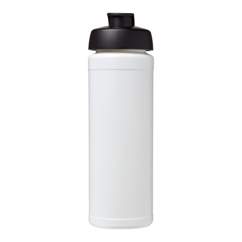 Baseline® Plus grip 750 ml Sportflasche mit Klappdeckel transparent-schwarz | ohne Werbeanbringung | Nicht verfügbar | Nicht verfügbar