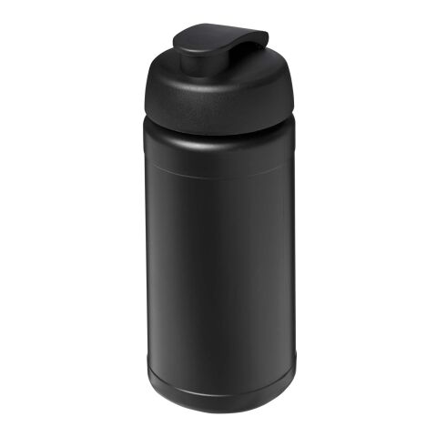Baseline Rise 500 ml Sportflasche mit Klappdeckel schwarz-schwarz | ohne Werbeanbringung | Nicht verfügbar | Nicht verfügbar