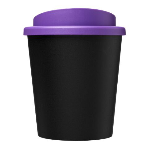 Americano® Espresso Eco 250 ml recycelter Isolierbecher  schwarz-lila | ohne Werbeanbringung | Nicht verfügbar | Nicht verfügbar