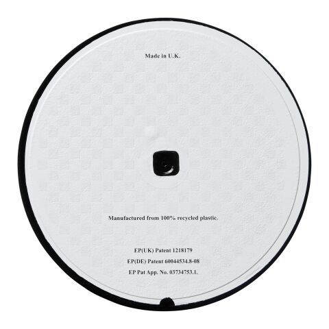 Brite-Mat® runder Untersetzer mit Reifenmaterial schwarz | ohne Werbeanbringung | Nicht verfügbar | Nicht verfügbar