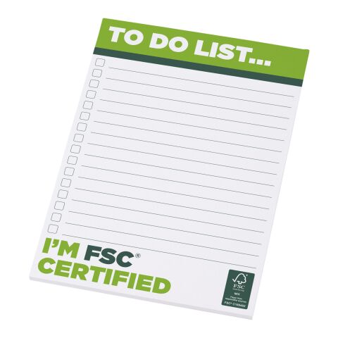 Desk-Mate® A5 Notizblock weiß | 25 pages | ohne Werbeanbringung | Nicht verfügbar | Nicht verfügbar