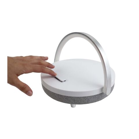 Prixton 10W 4-in-1 Bluetooth®-Lautsprecher mit LED-Licht und kabelloser Ladestation Standard | Neon Sortiment | ohne Werbeanbringung | Nicht verfügbar | Nicht verfügbar