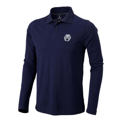 Oakville Langarm Poloshirt Standard | tiefes blau | L | ohne Werbeanbringung | Nicht verfügbar | Nicht verfügbar | Nicht verfügbar