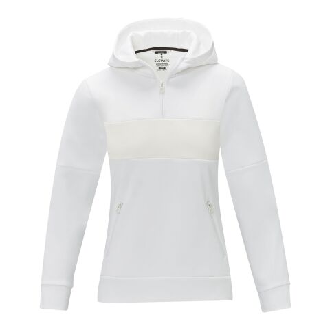 Sayan Kapuzenpullover mit halbem Reißverschluss für Damen Standard | weiss | XL | ohne Werbeanbringung | Nicht verfügbar | Nicht verfügbar | Nicht verfügbar