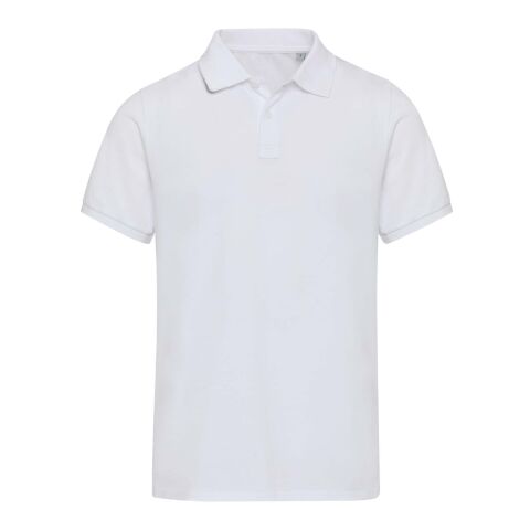 Beryl Kurzärmeliges Poloshirt aus 220 g/m² Bio-Recyclingmaterial (OCS), unisex Standard | weiss | M | ohne Werbeanbringung | Nicht verfügbar | Nicht verfügbar | Nicht verfügbar