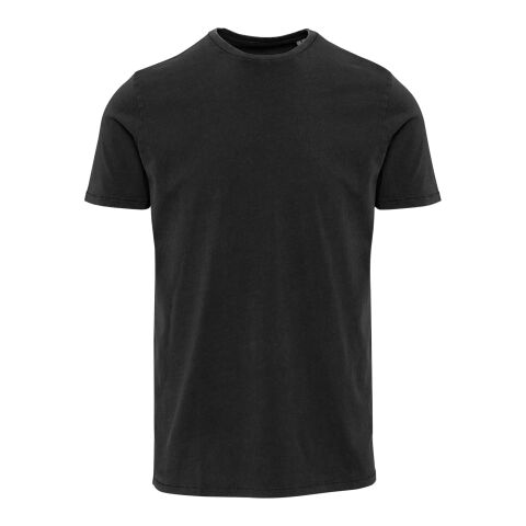 Nanaimo Kurzärmeliges T-Shirt für Herren im Washed Look, 160 g/m2 Standard | Schwarz | XS | ohne Werbeanbringung | Nicht verfügbar | Nicht verfügbar | Nicht verfügbar