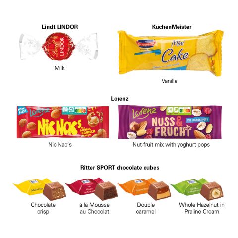 3D-Präsent LKW ohne Werbeanbringung | Lindt LINDOR Milchkugeln