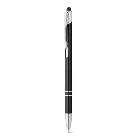 GALBA. Aluminium-Kugelschreiber mit Touch Tip und Clip schwarz